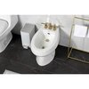 Kingston Brass ThreeHandle Bidet Faucet, Brushed Brass KB6327DL